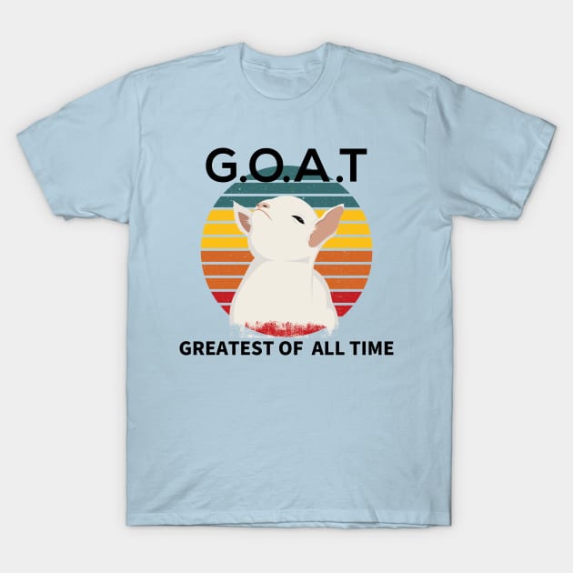 G.O.A.T ~ Greatest Of All Time T-Shirt by Marzuqi che rose